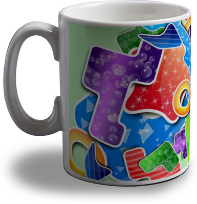 15% OFF on Artifa Abstract Design AMG0175 Porcelain, Ceramic Mug 350 ml