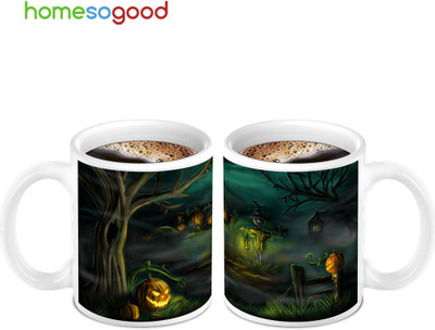 45% OFF on Homesogood The Halloween Face Ceramic Mug 280 ml, Pack of 2 45% OFF on Homesogood The Halloween Face Ceramic Mug 280 ml, Pack of 2