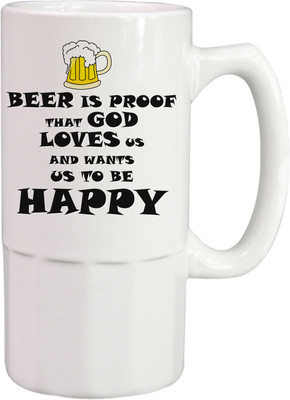 50% OFF on Tiedribbons Personaized Beer Mug For Friend Ceramic Mug 350 ml 50% OFF on Tiedribbons Personaized Beer Mug For Friend Ceramic Mug 350 ml