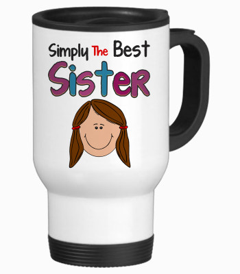 57% OFF on Tiedribbons Gifts For My Sister Travel Stainless Steel Mug 350 ml