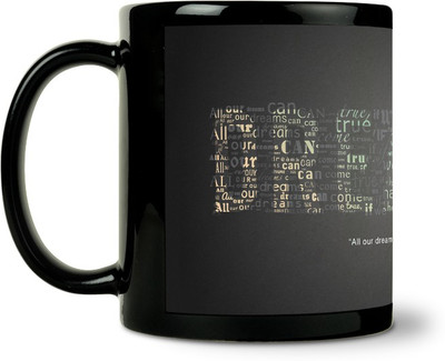 9% OFF on ShopMantra Walt Disney Quote Ceramic Mug 300 ml 9% OFF on ShopMantra Walt Disney Quote Ceramic Mug 300 ml