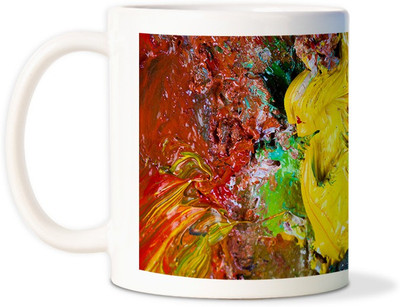 87% OFF on AMY Strokes Pallette Ceramic Mug