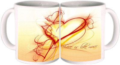 25% OFF on Shopkeeda Love Is Like Music Ceramic Mug 350 ml 25% OFF on Shopkeeda Love Is Like Music Ceramic Mug 350 ml