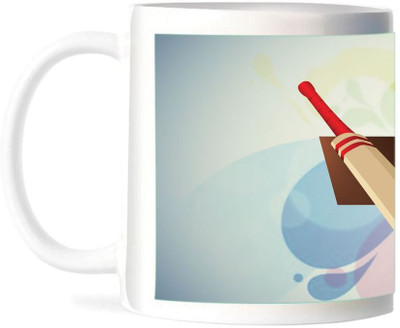 50% OFF on Refeel Gifts Our Religion Cricket Ceramic Mug 325 ml