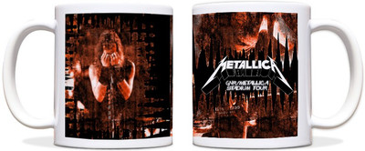 60% OFF on ShopMantra Metallica Fans Black Ceramic Mug 300 ml