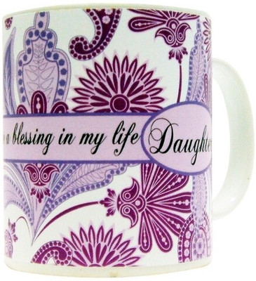 26% OFF on Everyday Gifts Relation Gift Blessing are in My Life Daughter Ceramic Mug 400 ml
