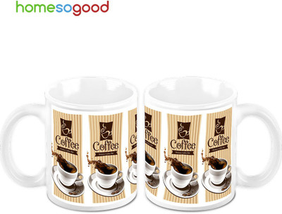 45% OFF on Homesogood The Modern Coffee Pack Of 2 Ceramic Mug 325 ml, Pack of 2 45% OFF on Homesogood The Modern Coffee Pack Of 2 Ceramic Mug 325 ml, Pack of 2
