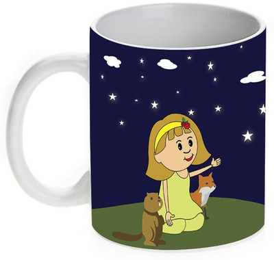 63% OFF on Mugwala Twinkle Twinkle Little Star Kids Ceramic Mug