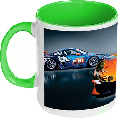 58% OFF on AMY Porsche 911 Inside Green Coffee Ceramic Mug
