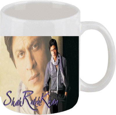 28% OFF on Ellicon E37 Shah Rukh Khan Ceramic Mug 325 ml