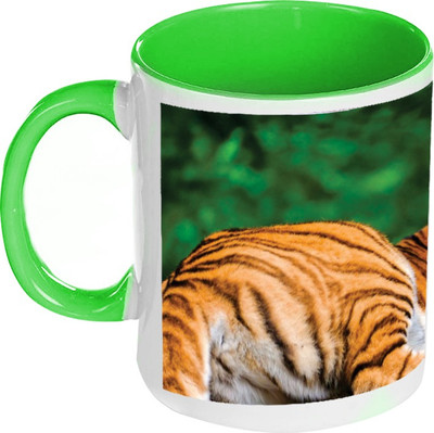 58% OFF on AMY Tiger Big Wildlife Animal Inside Green Coffee Ceramic Mug 325 ml 58% OFF on AMY Tiger Big Wildlife Animal Inside Green Coffee Ceramic Mug 325 ml