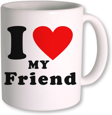 64% OFF on Photogiftsindia I Love Friend Ceramic Mug 350 g