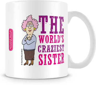 35% OFF on Tashanstreet Aunty Acid World's Craziest Sister Ceramic Mug 325 ml 35% OFF on Tashanstreet Aunty Acid World's Craziest Sister Ceramic Mug 325 ml
