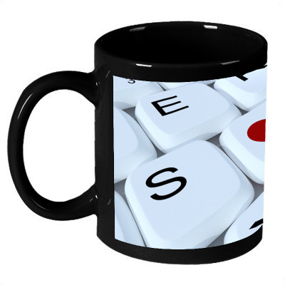 61% OFF on AMY Painting Wall Ceramic Mug 325 ml