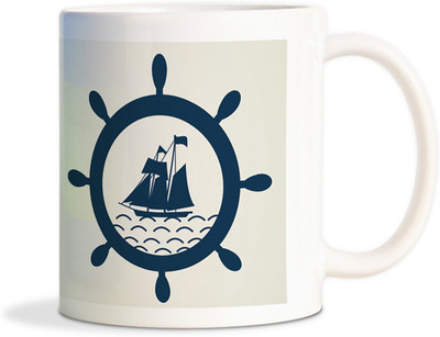 87% OFF on AMY Ship With Wheel Coffee Ceramic Mug 87% OFF on AMY Ship With Wheel Coffee Ceramic Mug