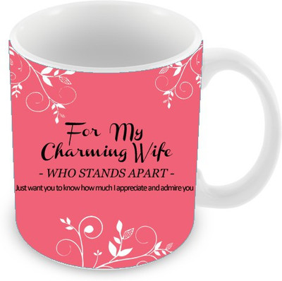 10% OFF on Everyday Gifts Charming Wife Ceramic Mug 325 ml 10% OFF on Everyday Gifts Charming Wife Ceramic Mug 325 ml