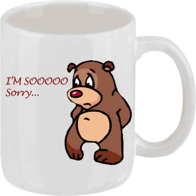 16% OFF on Ellicon I Am So Sorry Coffee Mug Ceramic Mug