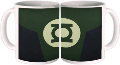 25% OFF on Shopkeeda Sign Of Green Lantern Ceramic Mug 350 ml