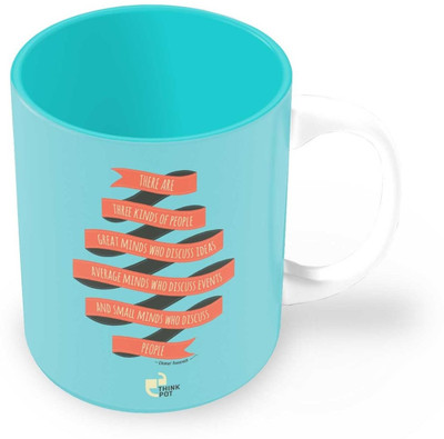 25% OFF on Thinkpot There are Three Kinds of People - Eleanor Roosevelt Ceramic Mug