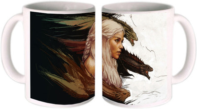 25% OFF on Shopkeeda Mother Of Dragon Ceramic Mug 350 ml