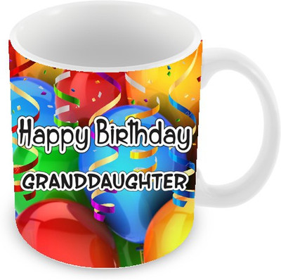 23% OFF on Everyday Gifts Happy Birthday Grand Daughter Ceramic Mug 325 ml
