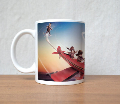 33% OFF on StyBuzz Cute Children Fly In Airplane Porcelain Mug 300 ml 33% OFF on StyBuzz Cute Children Fly In Airplane Porcelain Mug 300 ml