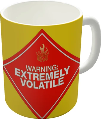 80% OFF on The Fappy Store Warning - Extremely Volatile Ceramic Mug 300 ml
