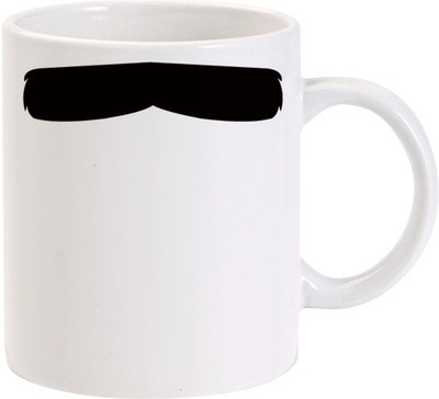 59% OFF on Lolprint New Moustache Ceramic Mug 325 ml 59% OFF on Lolprint New Moustache Ceramic Mug 325 ml