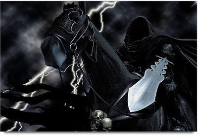 34% OFF on Black Horse Man Paper Print 34% OFF on Black Horse Man Paper Print