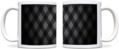 60% OFF on ShopMantra Criss Cross Pattern Black Ceramic Mug 300 ml 60% OFF on ShopMantra Criss Cross Pattern Black Ceramic Mug 300 ml