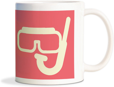 87% OFF on AMY Under Sea Oxygen Glasses Coffee Ceramic Mug