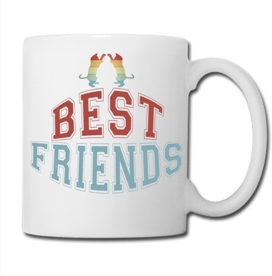 50% OFF on Giftsmate Joyous Best Friends Ceramic Mug 325 ml 50% OFF on Giftsmate Joyous Best Friends Ceramic Mug 325 ml
