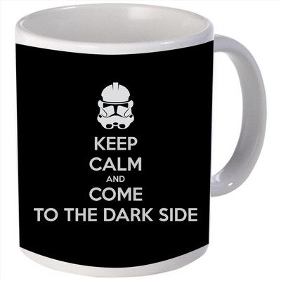 Snoogg keep calm and come to the darkide Ceramic Mug Snoogg keep calm and come to the darkide Ceramic Mug