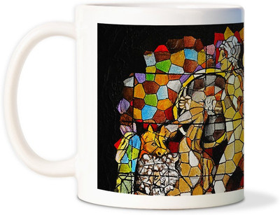 87% OFF on AMY Beauty Design Girls Ceramic Mug