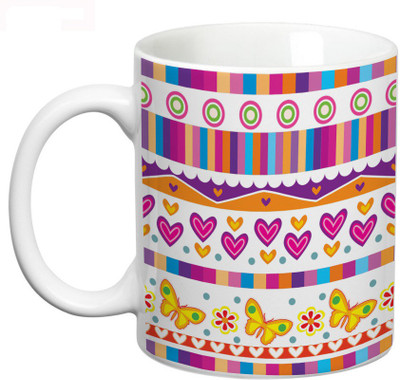 50% OFF on Prithish Abstract Design 37 Ceramic Mug 330 ml 50% OFF on Prithish Abstract Design 37 Ceramic Mug 330 ml