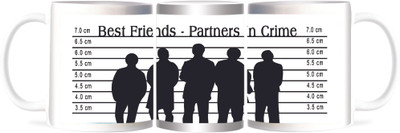 50% OFF on Refeel Gifts Best Friends & Partners In Crime Gift Ceramic Mug 325 ml 50% OFF on Refeel Gifts Best Friends & Partners In Crime Gift Ceramic Mug 325 ml