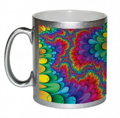 55% OFF on AMY Abstrack Color Blast Holi Hai1 Ceramic Mug 325 ml