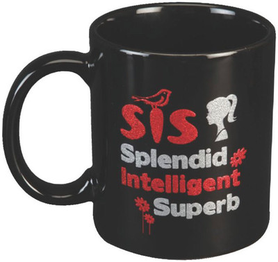 42% OFF on Red Moments Sis Ceramic Mug 350 ml 42% OFF on Red Moments Sis Ceramic Mug 350 ml