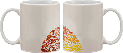 15% OFF on Artifa Swirl Sun Porcelain, Ceramic Mug 350 ml