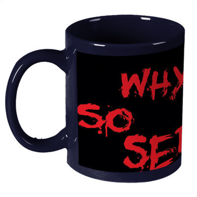 56% OFF on Amy Why So Serious Dark Blue Ceramic Mug 330 ml 56% OFF on Amy Why So Serious Dark Blue Ceramic Mug 330 ml