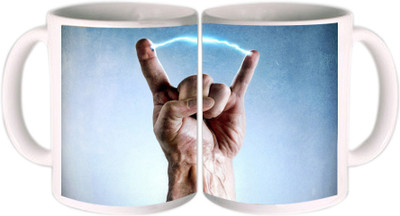 25% OFF on Shopkeeda High Voltage Ceramic Mug 350 ml