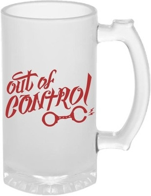 53% OFF on Printland No Control Beer Glass Mug 500 ml