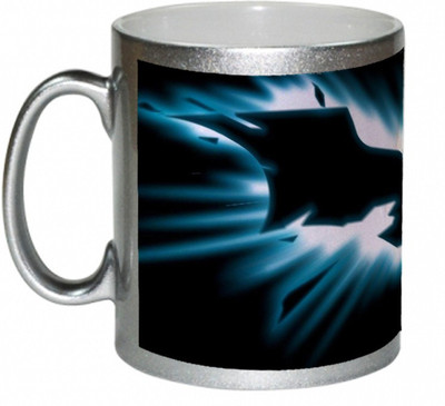 70% OFF on AMY Batman Logo Shining In Dark Coffee Ceramic Mug 325 ml