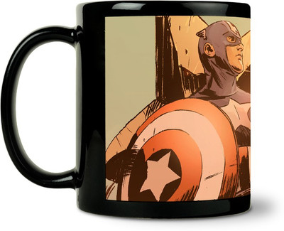 36% OFF on ShopMantra Printed Captain America Ceramic Mug 300 ml