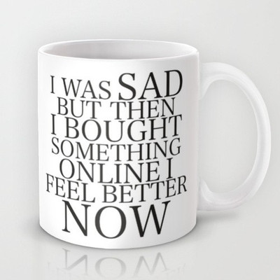 58% OFF on Astrode I Was Sad. But I'M Happy Now Ceramic Mug 325 ml 58% OFF on Astrode I Was Sad. But I'M Happy Now Ceramic Mug 325 ml