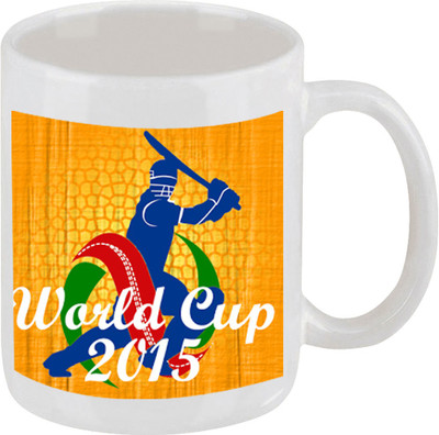 28% OFF on Ellicon C209 World Cup 2015 Coffee Ceramic Mug 325 ml
