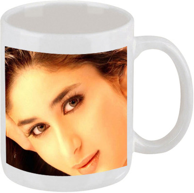 28% OFF on Ellicon C114 Kareena Kapoor Coffee Ceramic Mug 325 ml
