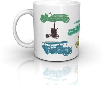 37% OFF on Seven Rays Vintage Cars Ceramic Mug 350 ml 37% OFF on Seven Rays Vintage Cars Ceramic Mug 350 ml