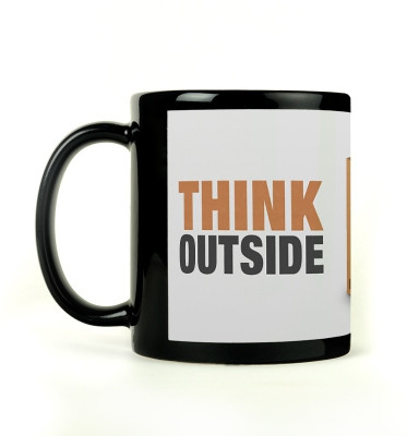 68% OFF on Shoprock Think Outside the Box Ceramic Mug