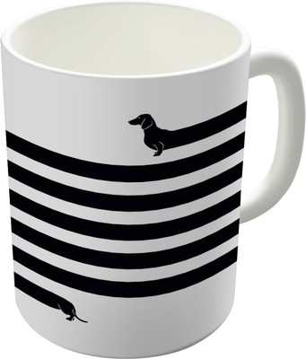 80% OFF on The Fappy Store Long Dog Ceramic Mug 300 ml
